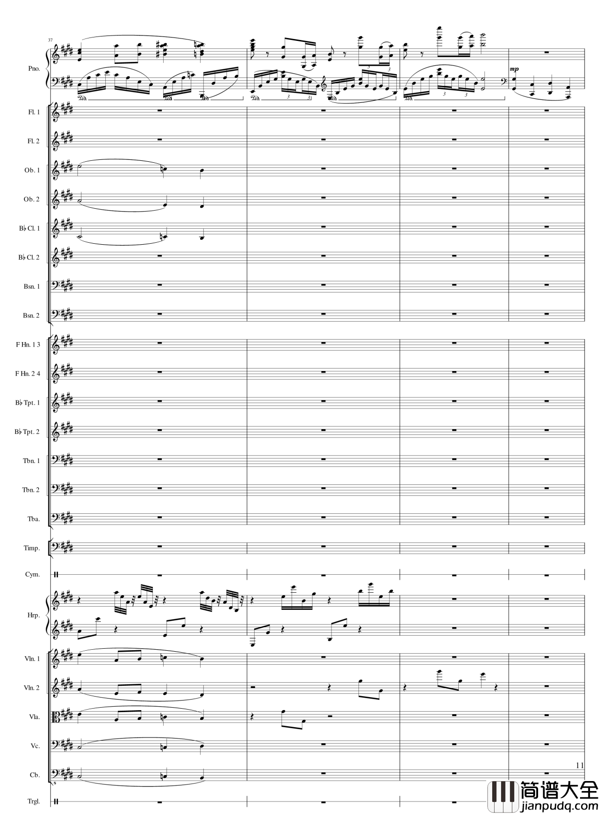 小温狂想曲2.13钢琴谱_一个球