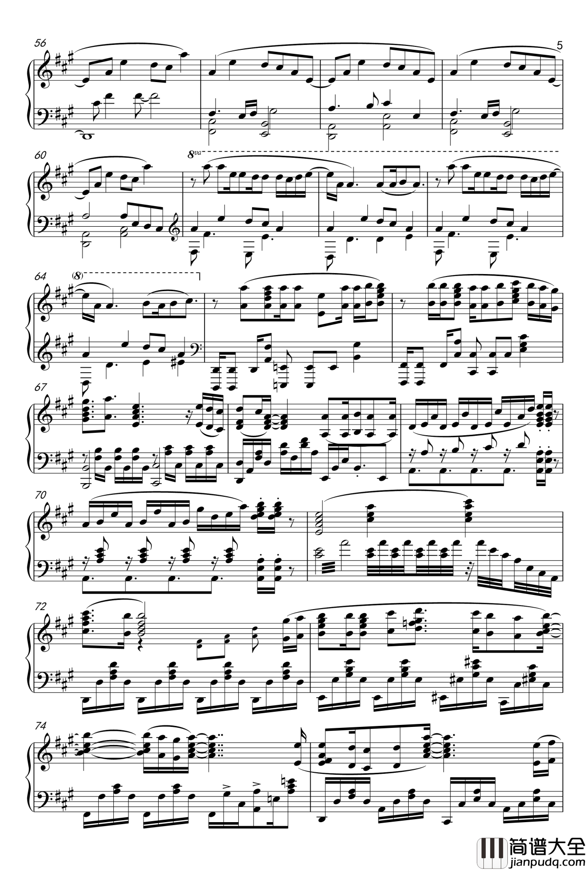 border钢琴谱_ClariS