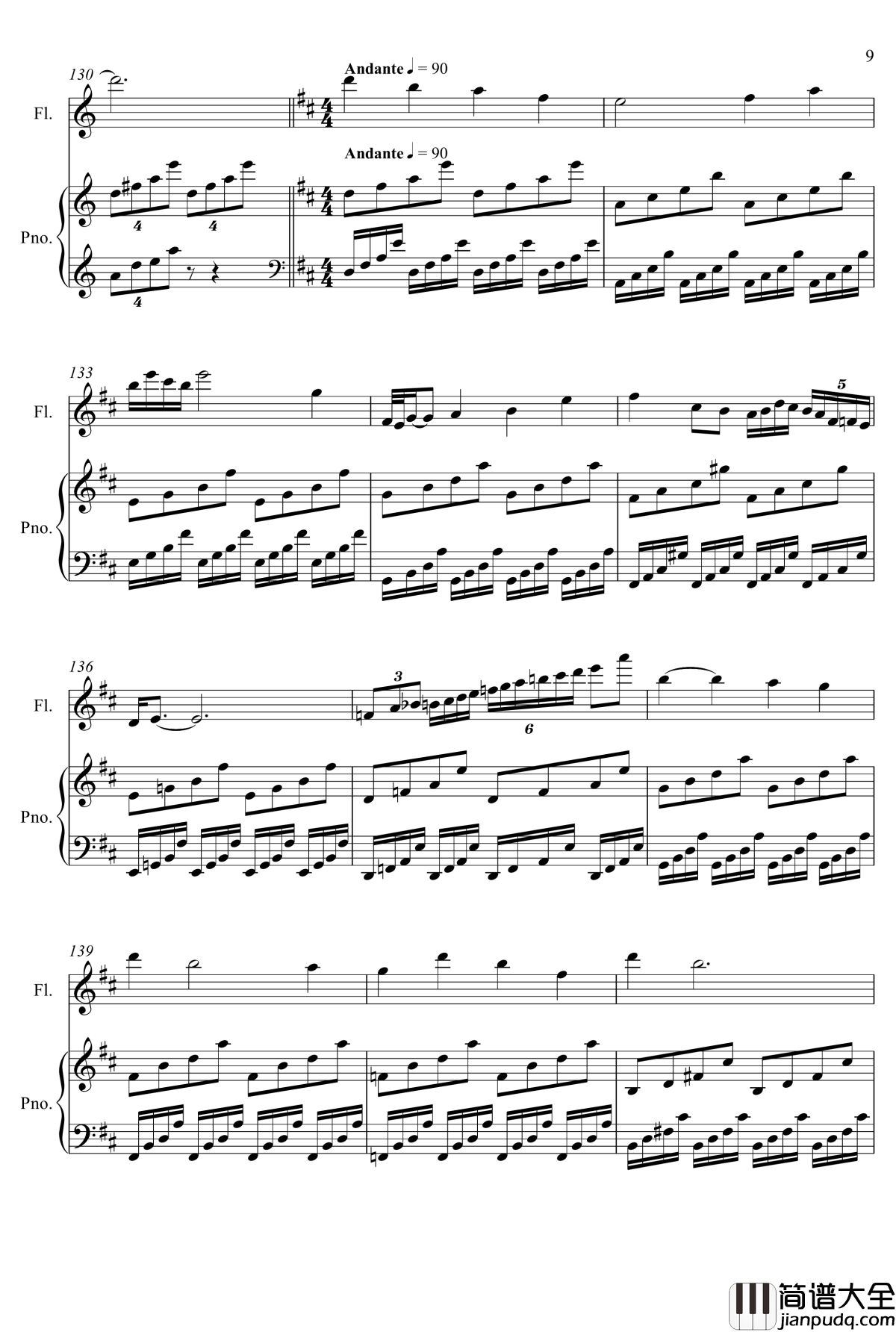 即兴曲3钢琴谱_yewwc