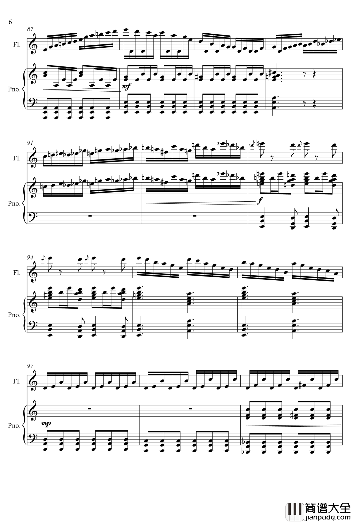 即兴曲3钢琴谱_yewwc