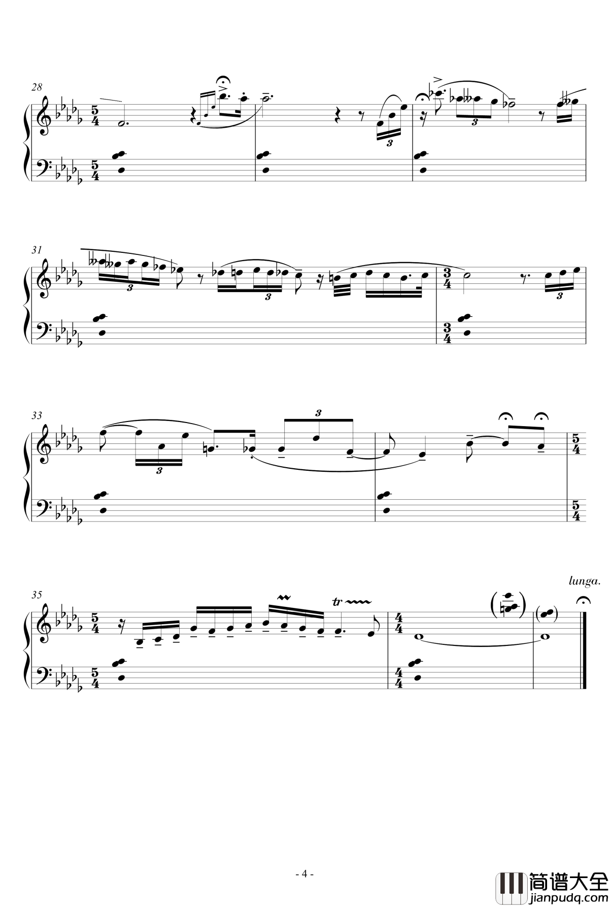 咏叹调阐释集_钢琴谱_8_流行追梦人