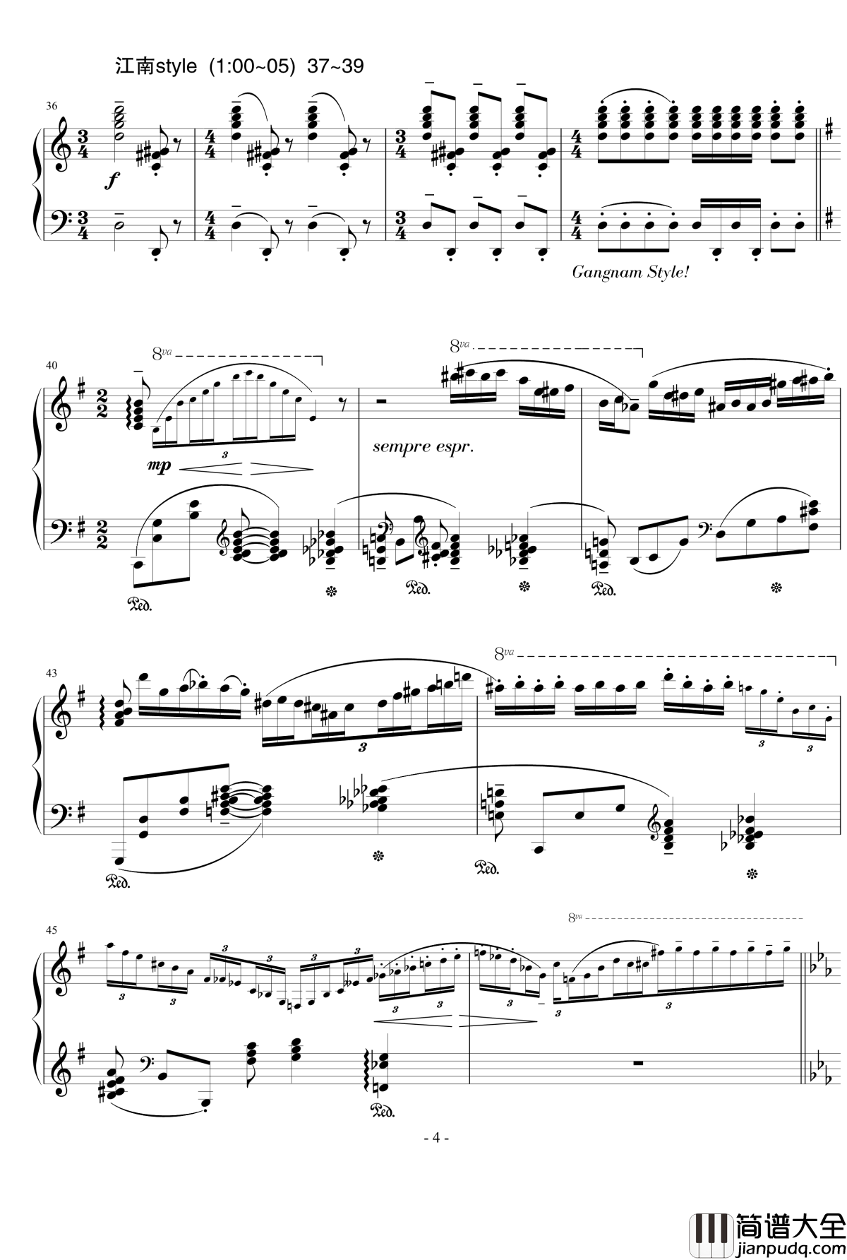 _蒙太奇阐释集_钢琴谱_5_流行追梦人