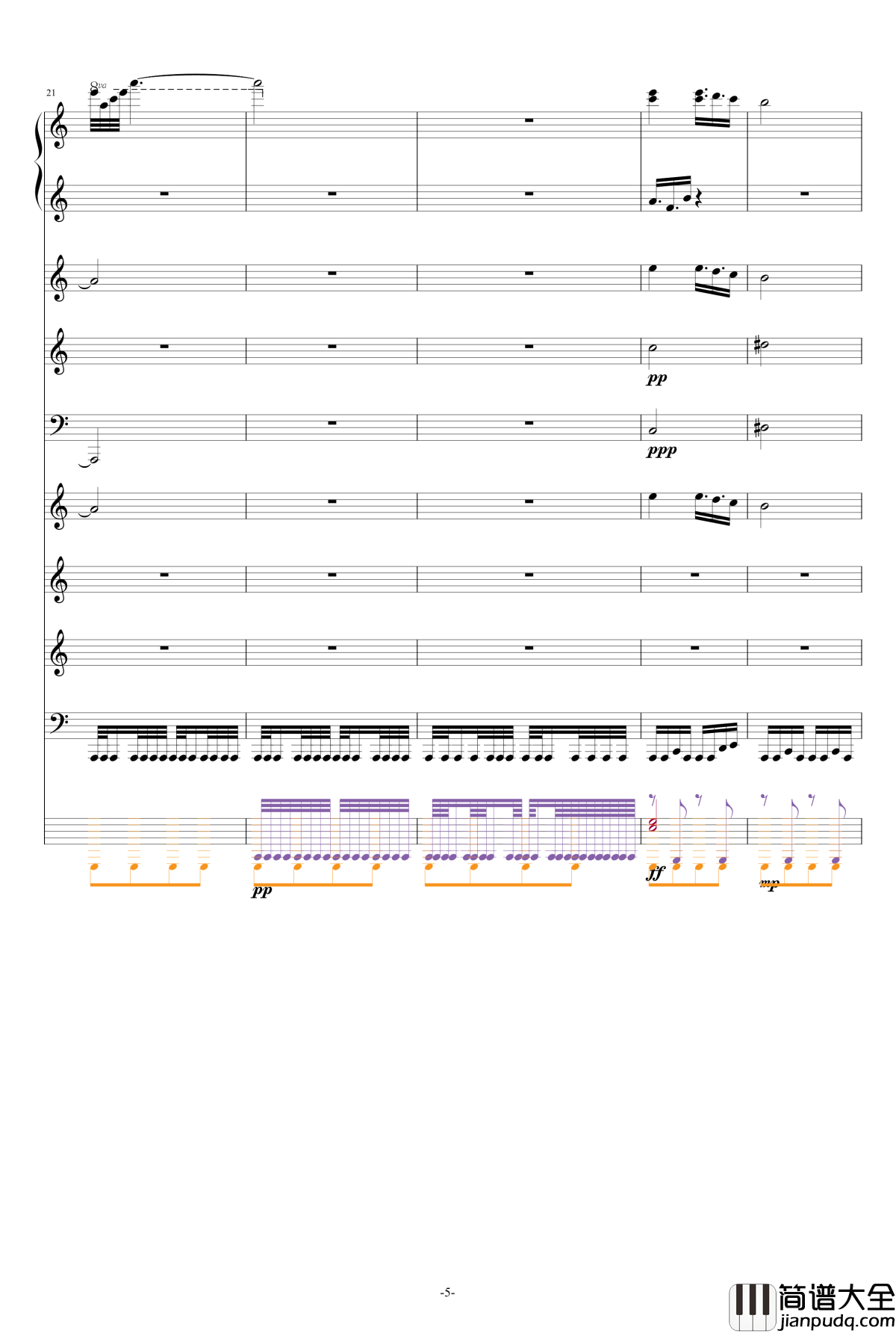 巴兰榭狂想曲钢琴谱_卓越之剑_总谱