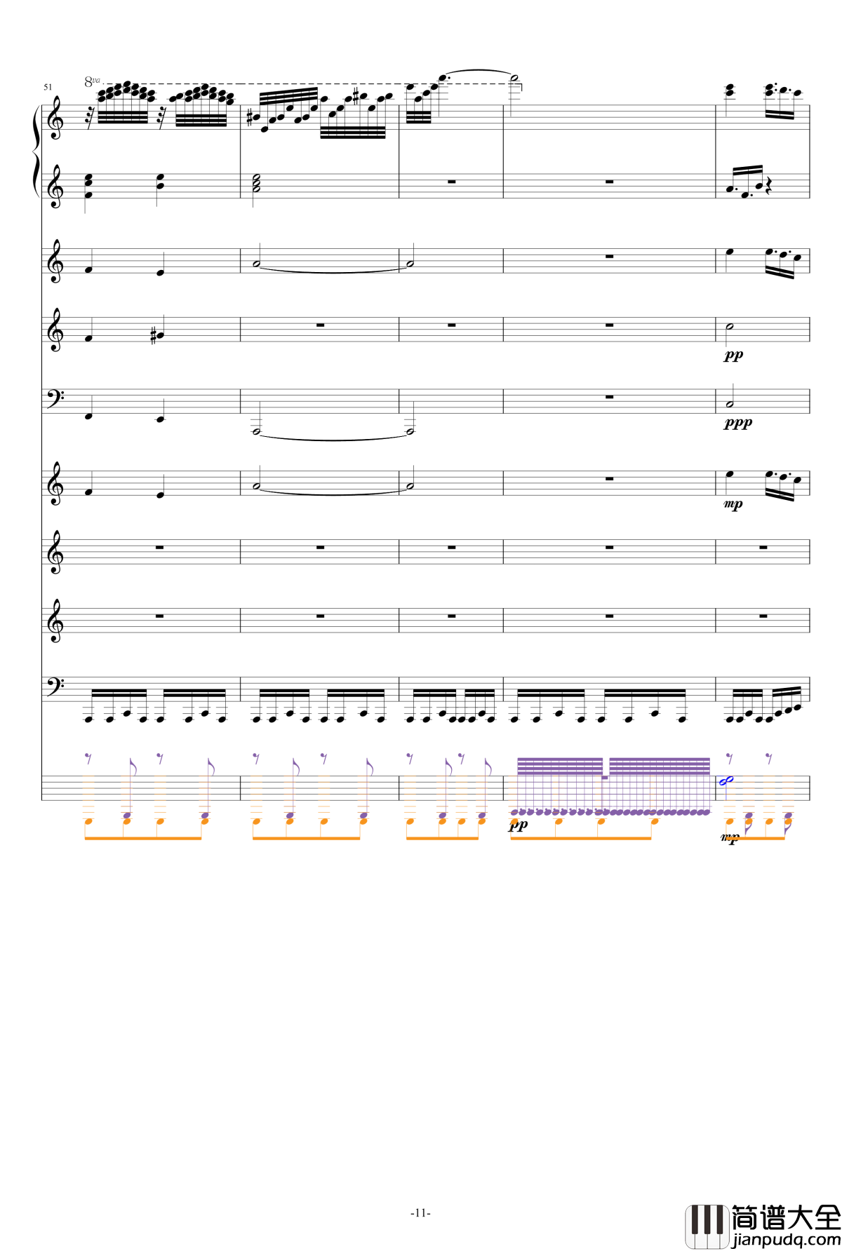 巴兰榭狂想曲钢琴谱_卓越之剑_总谱