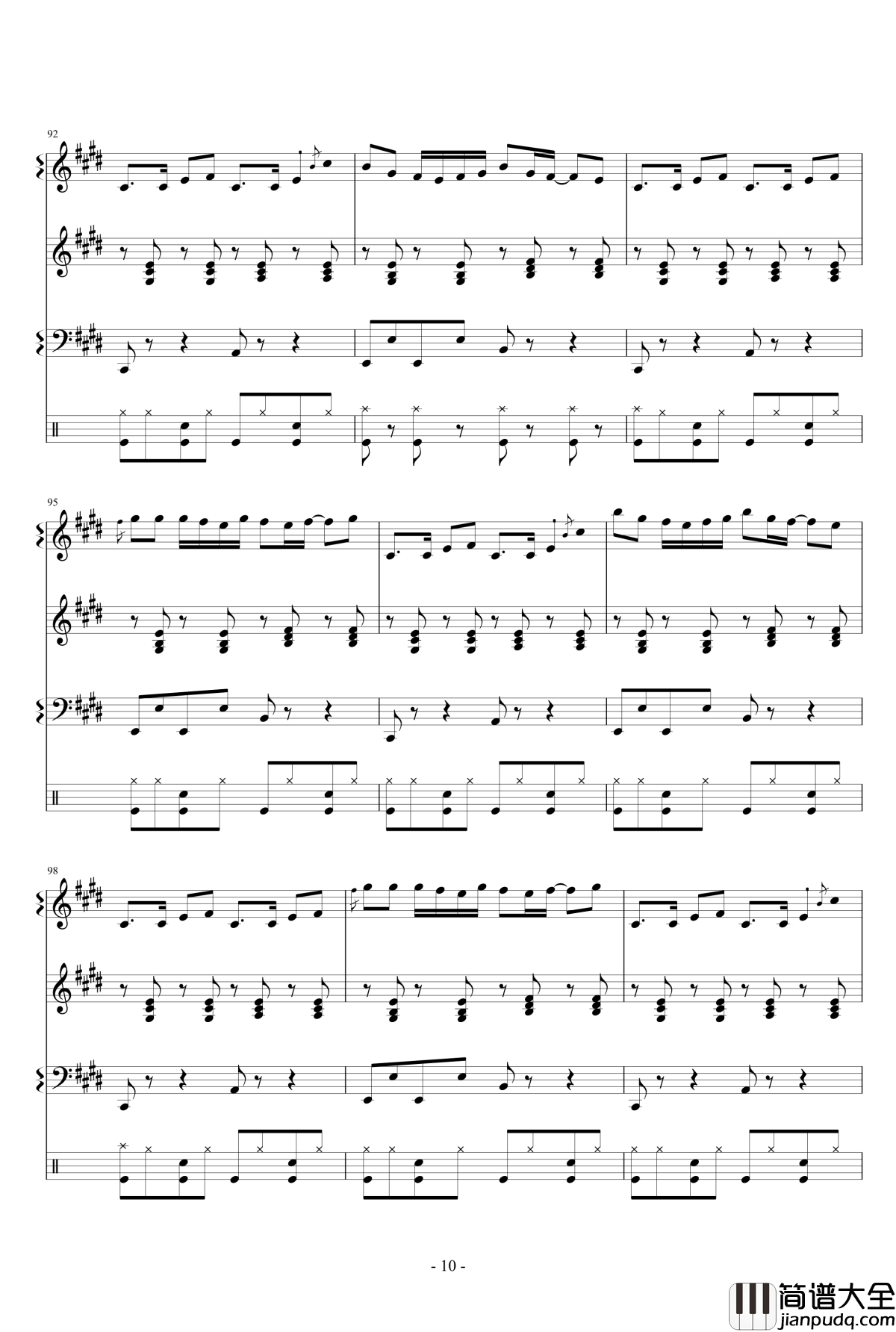 Monody钢琴谱_TheFatRat