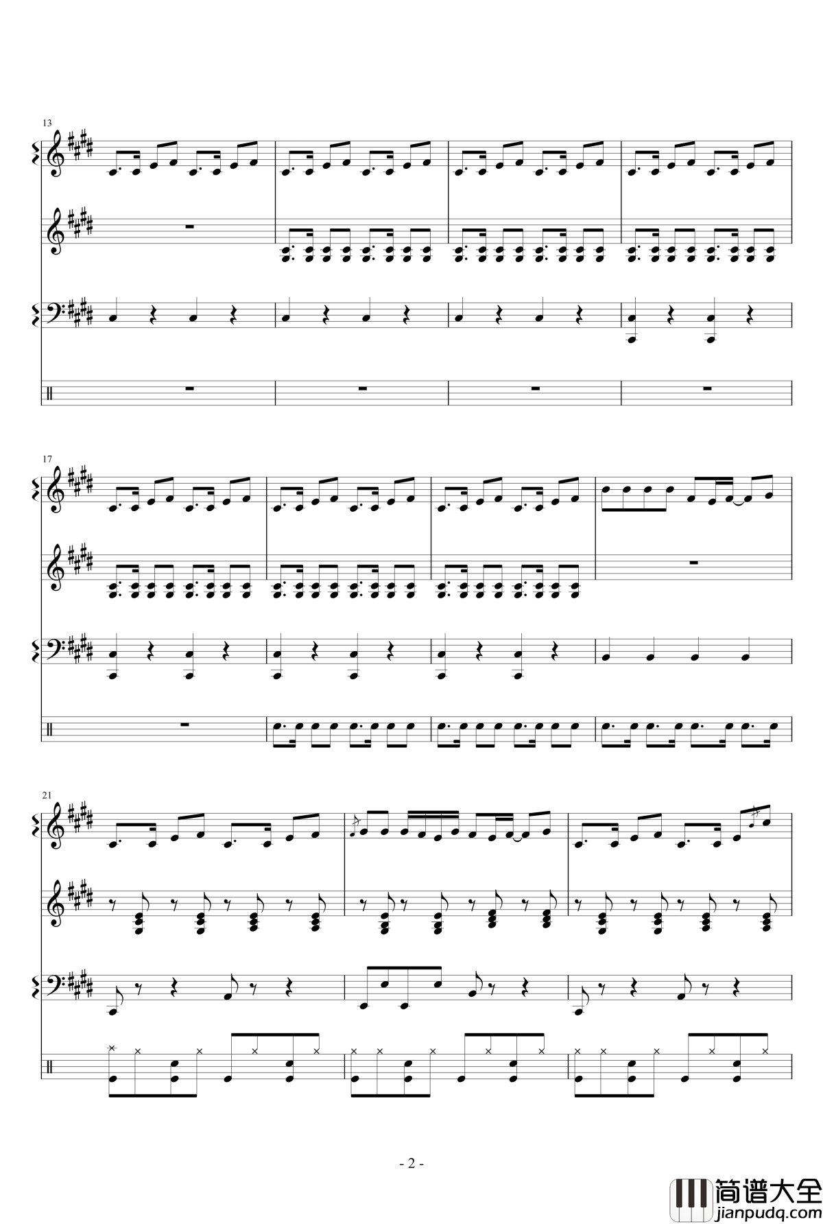 Monody钢琴谱_TheFatRat