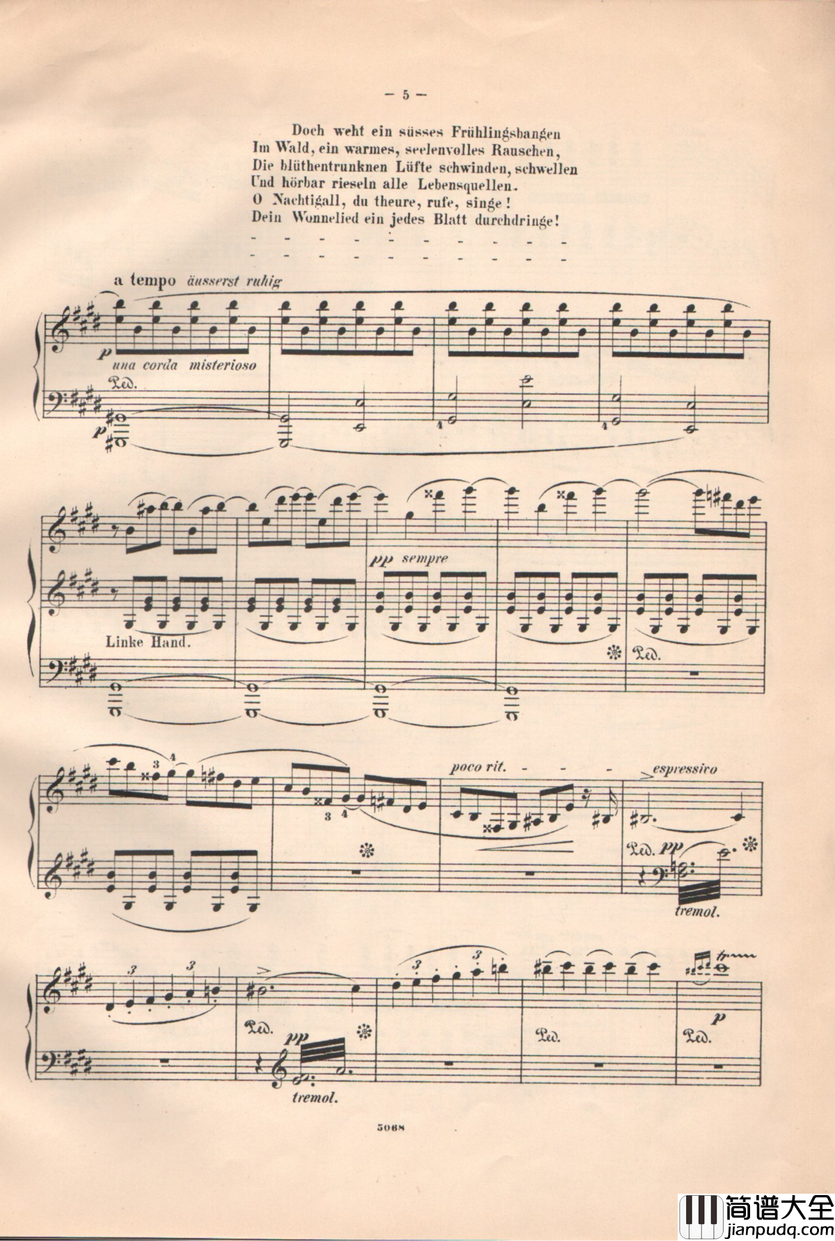 夜行列车_S.513a钢琴谱_李斯特