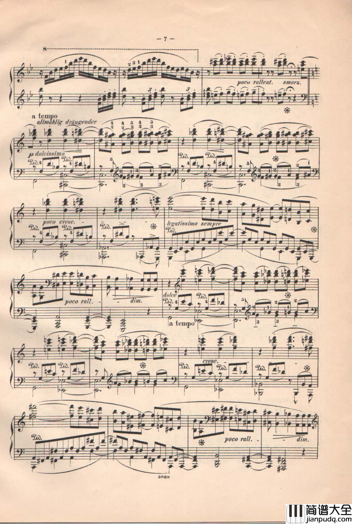 夜行列车_S.513a钢琴谱_李斯特