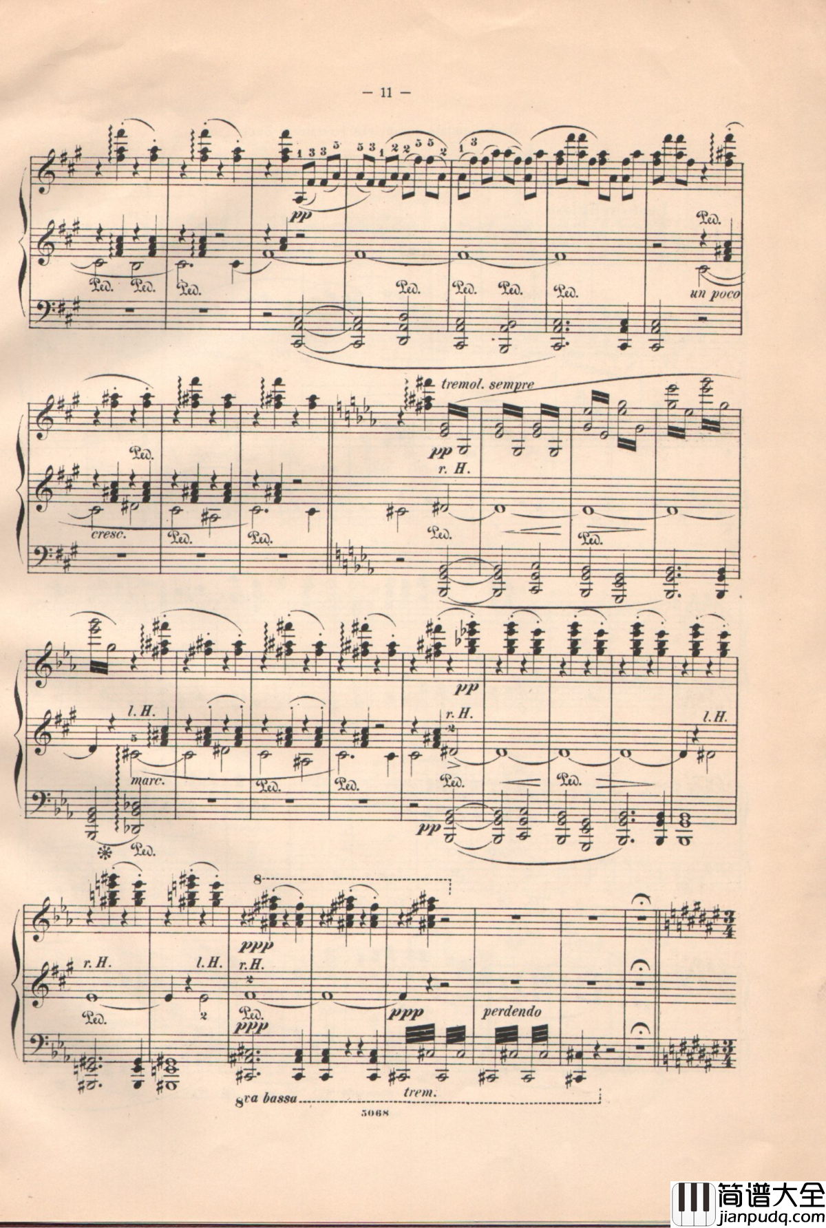 夜行列车_S.513a钢琴谱_李斯特