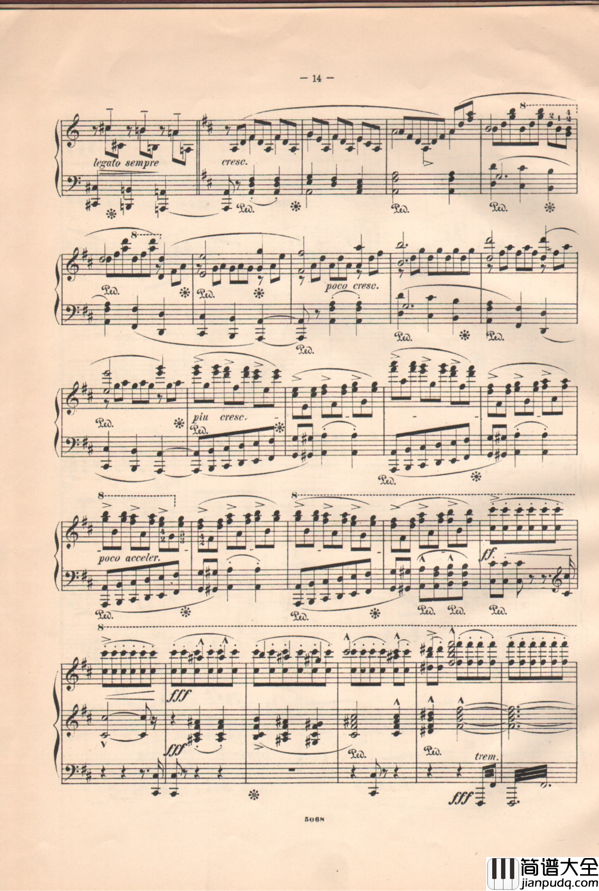 夜行列车_S.513a钢琴谱_李斯特