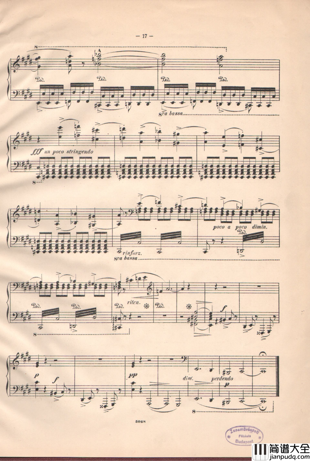 夜行列车_S.513a钢琴谱_李斯特