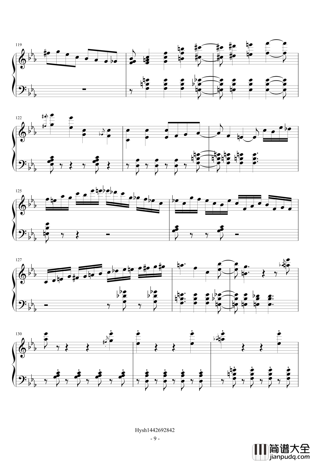 Teach_me_tonight钢琴谱_爵士练习曲_She_amp_amp_Him