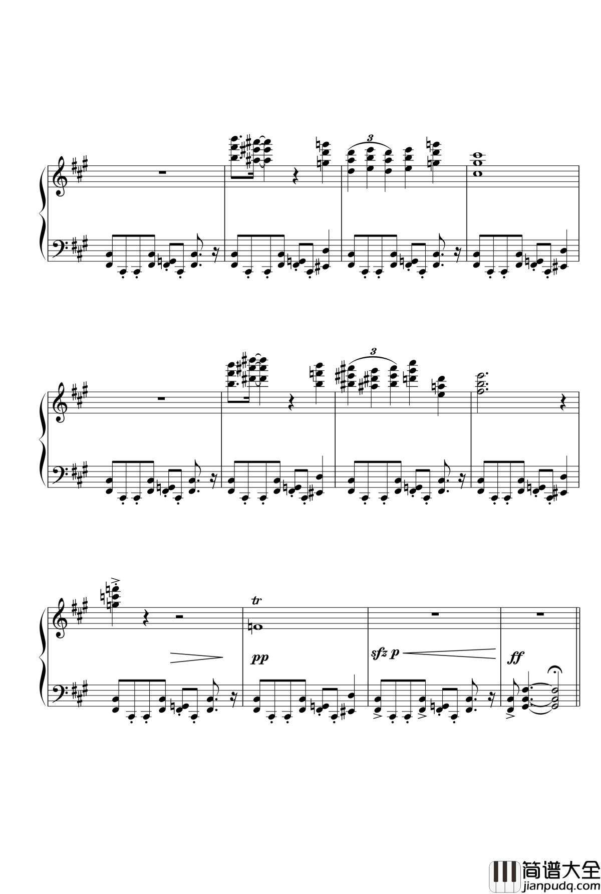 黑历史·某影视配乐钢琴谱_马介休