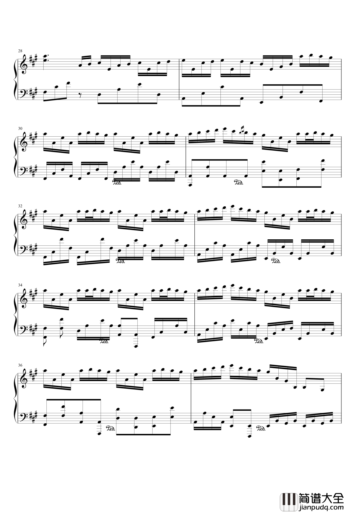 river_flows_in_you_(soulful版）_Yiruma_钢琴谱