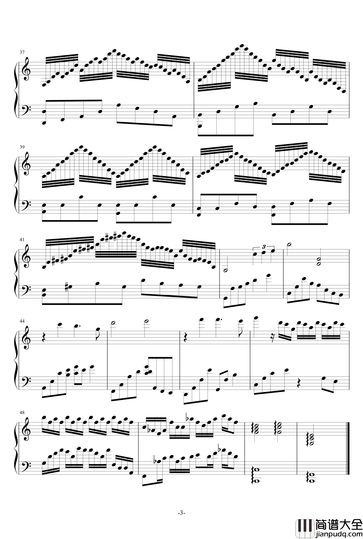 Theme_from_Somewhere_in_Time钢琴谱_John_Barry