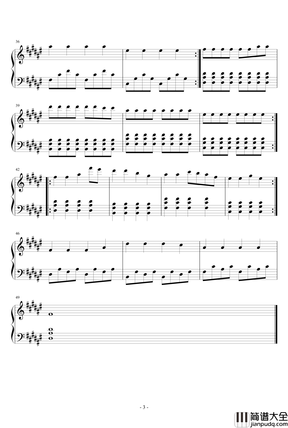 faded钢琴谱_Alan_Walker