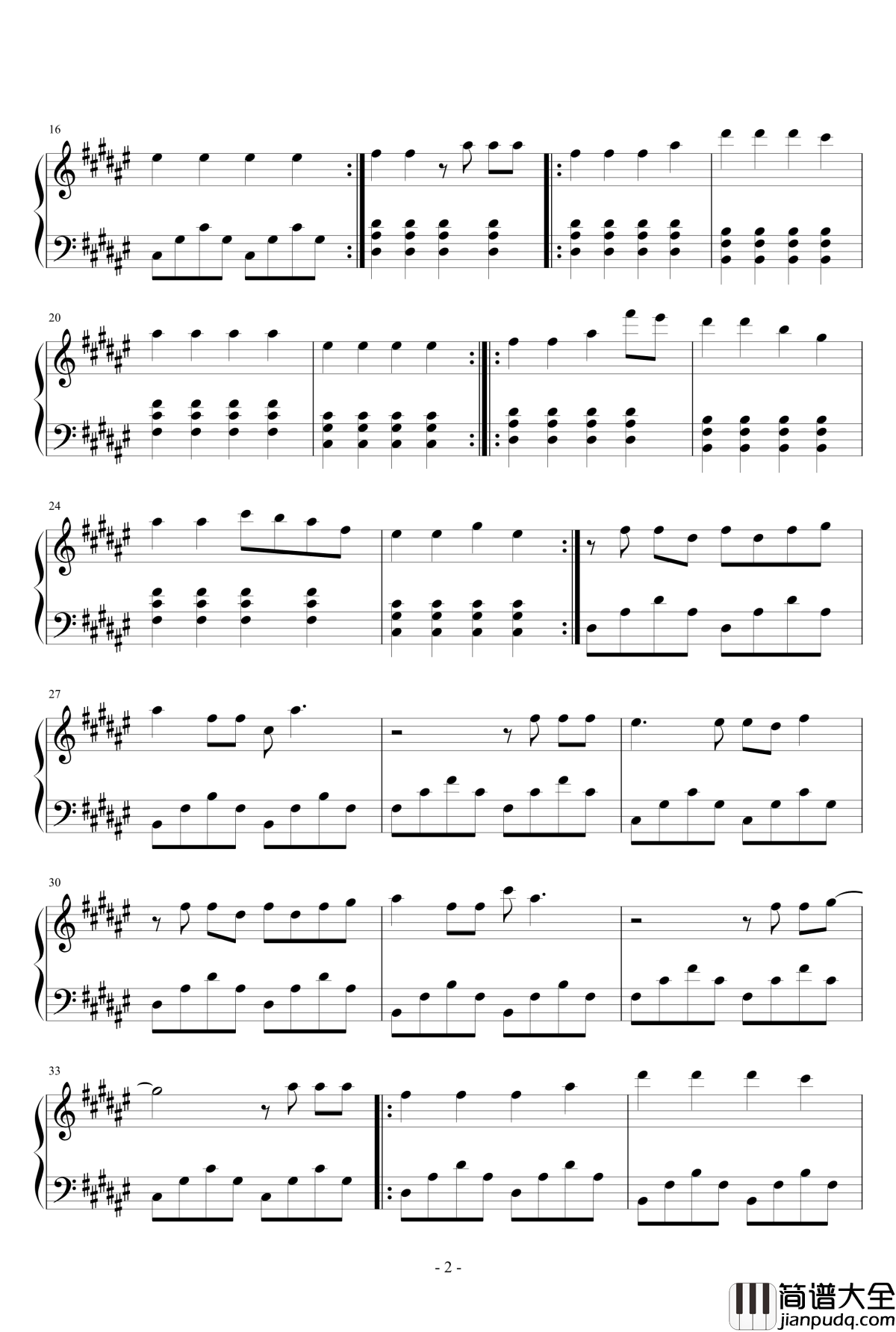 faded钢琴谱_Alan_Walker