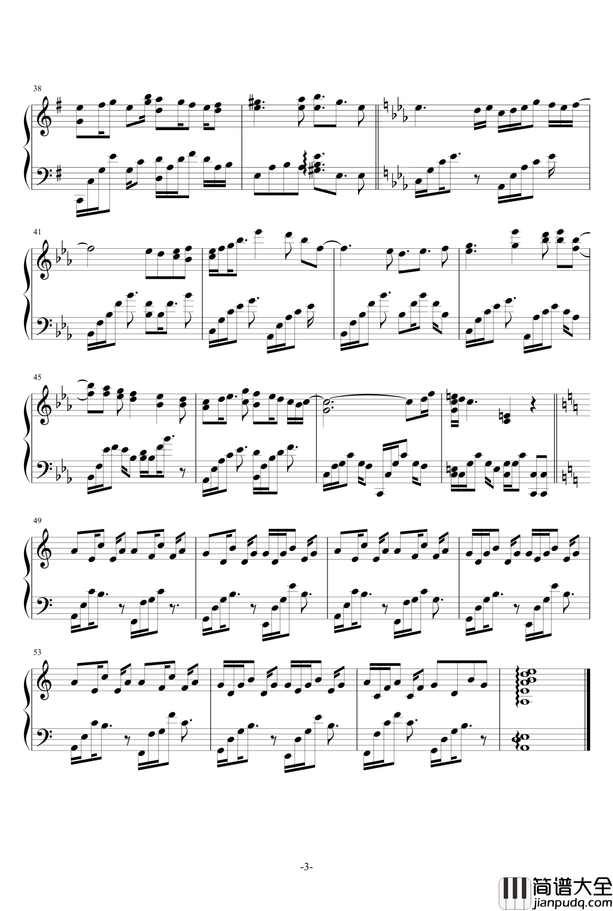 潘多拉之心钢琴谱_OST_Will_梶浦由记