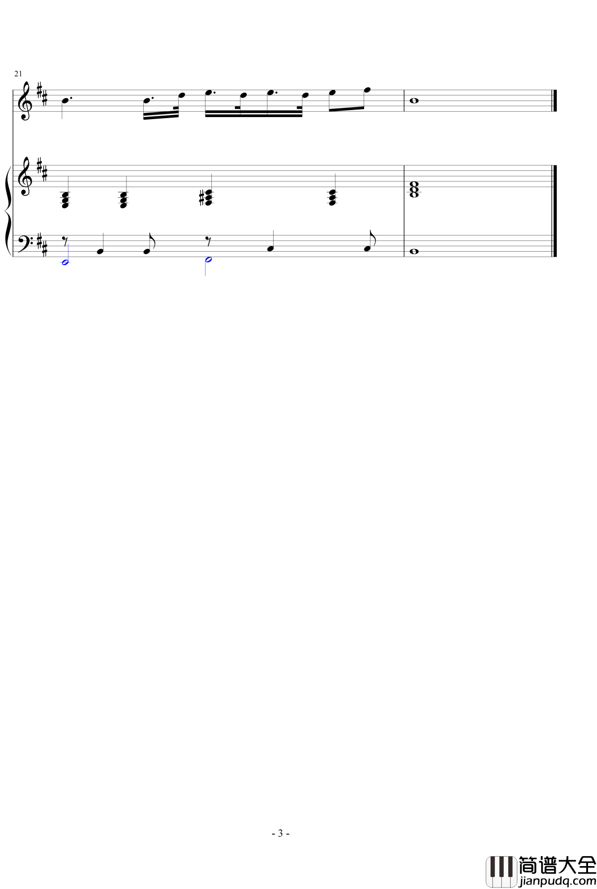 说散就散钢琴谱_JC_低碳伴奏