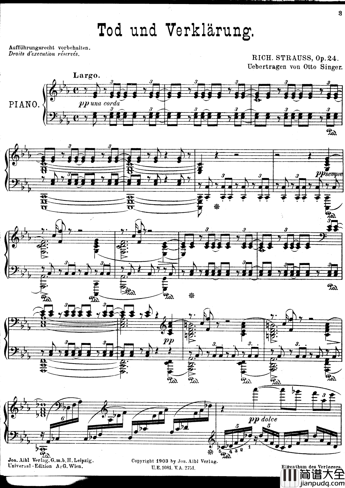 死与净化__Op.24钢琴谱_施特劳斯