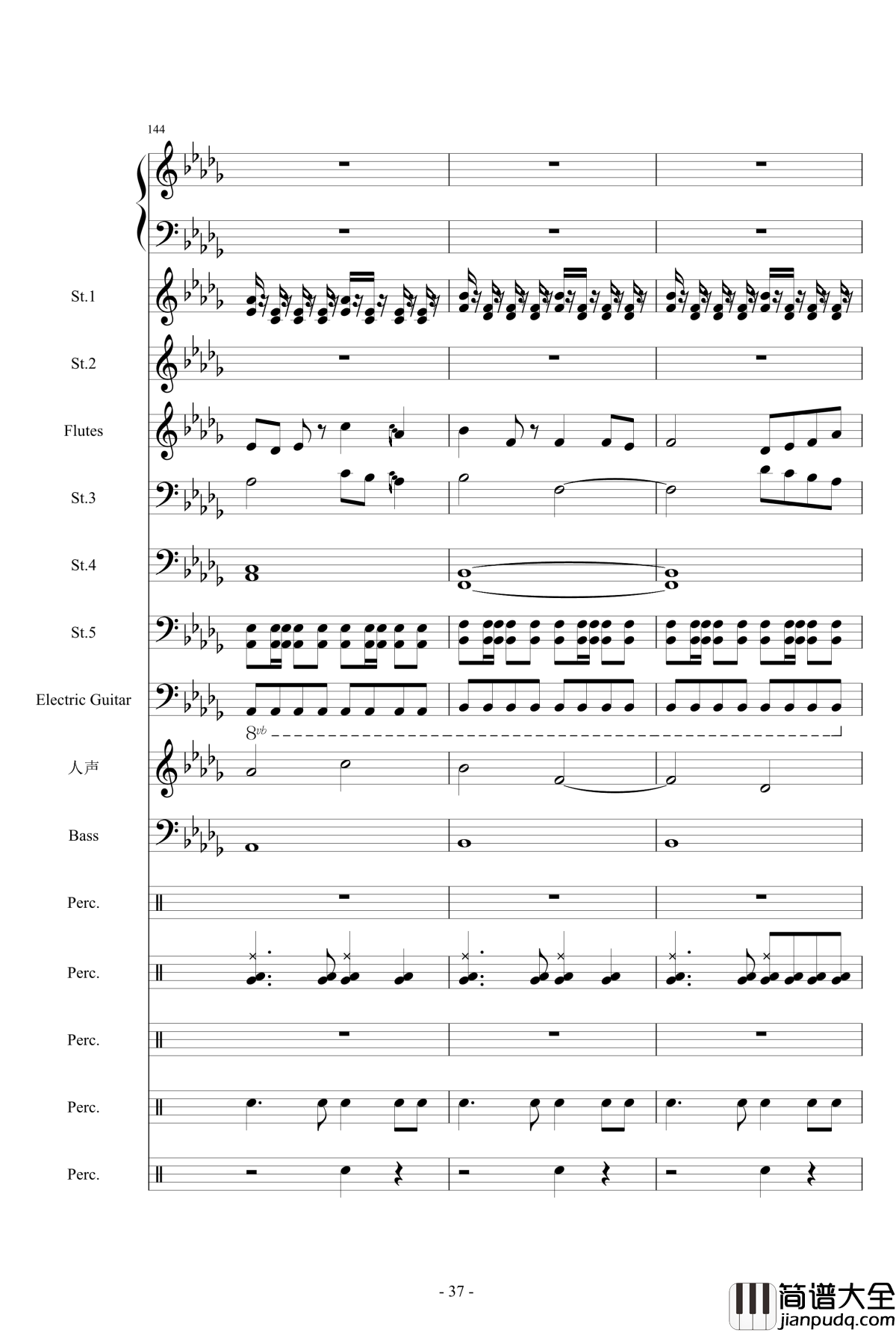 Star_Sky钢琴谱_总谱_two_steps_from_hell