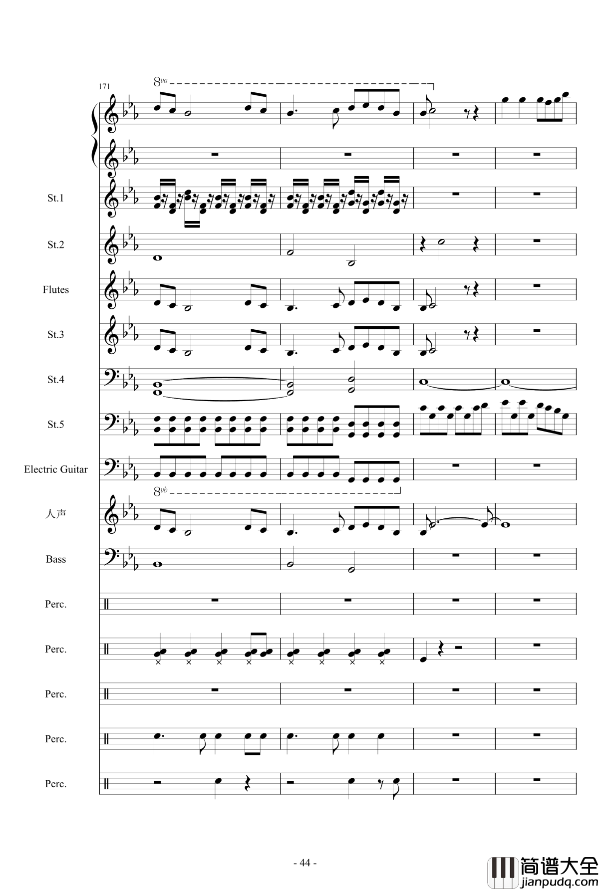 Star_Sky钢琴谱_总谱_two_steps_from_hell