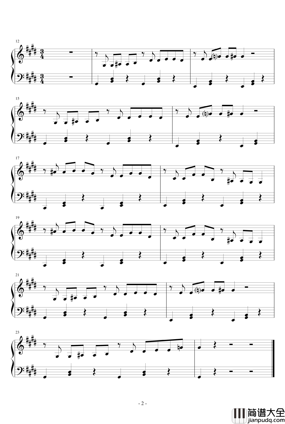 Open_Letters钢琴谱_Dustin_O&amp_amp_apos_Halloran