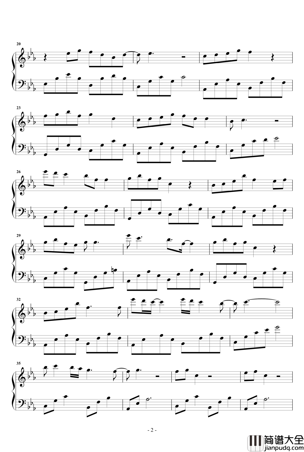 思慕钢琴谱_郁可唯