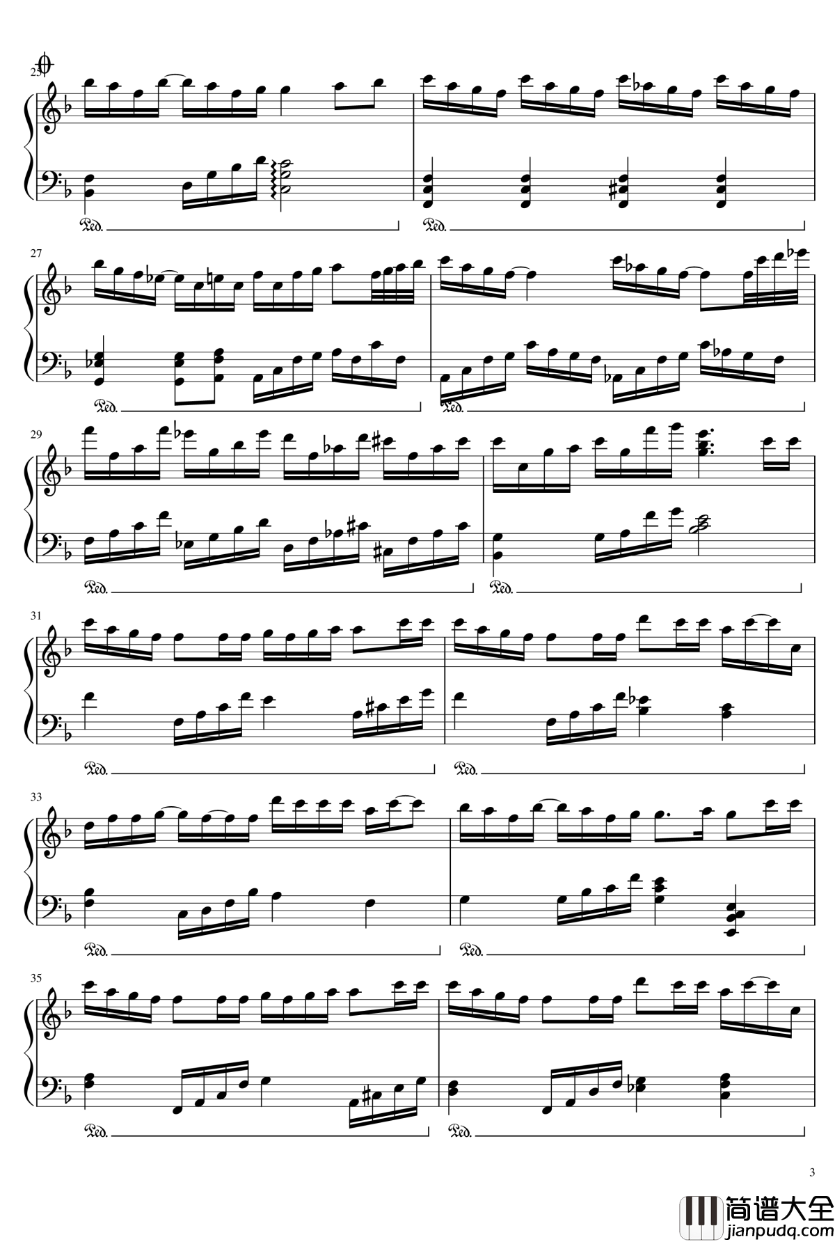 失忆的金鱼钢琴谱_杨丞琳