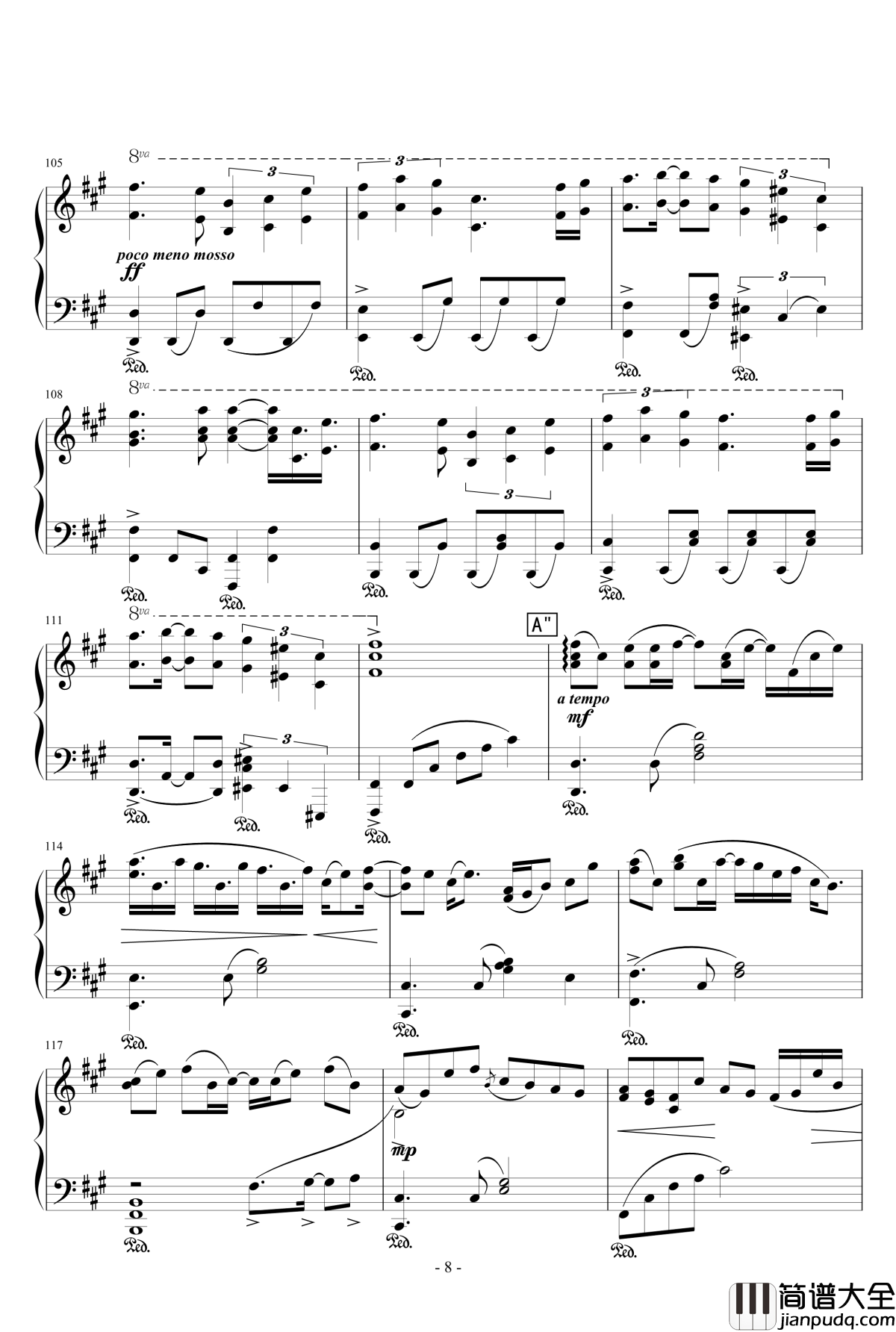 春の湊に钢琴谱_触手猴_幻想游戏雅