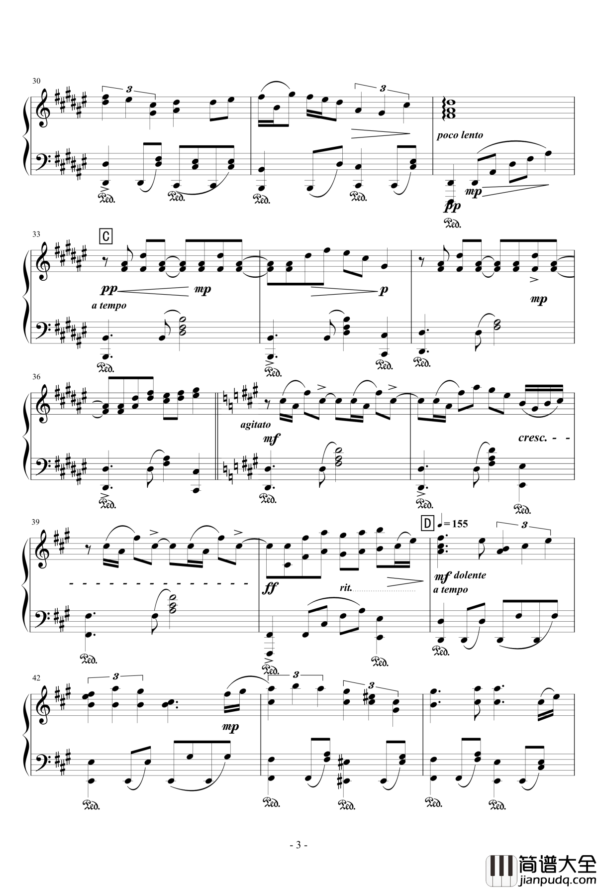 春の湊に钢琴谱_触手猴_幻想游戏雅