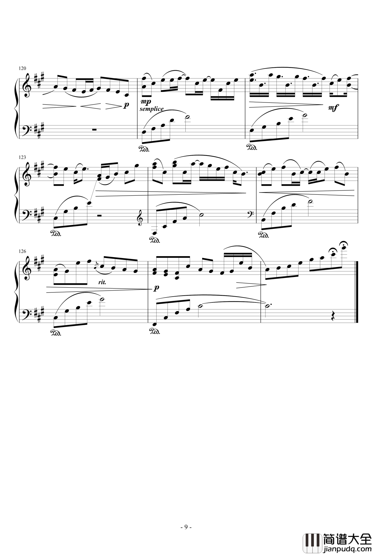 春の湊に钢琴谱_触手猴_幻想游戏雅