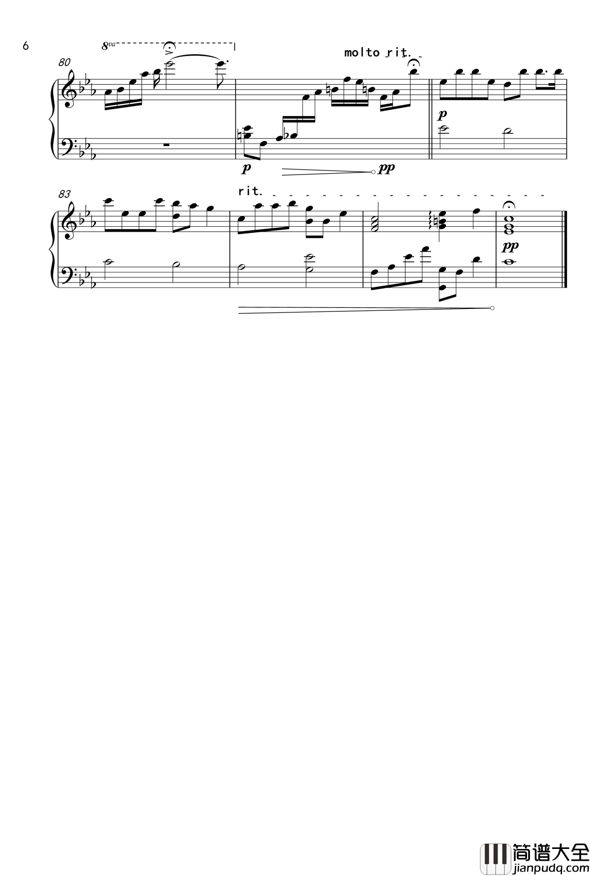 无法实现的约定钢琴谱_V.K