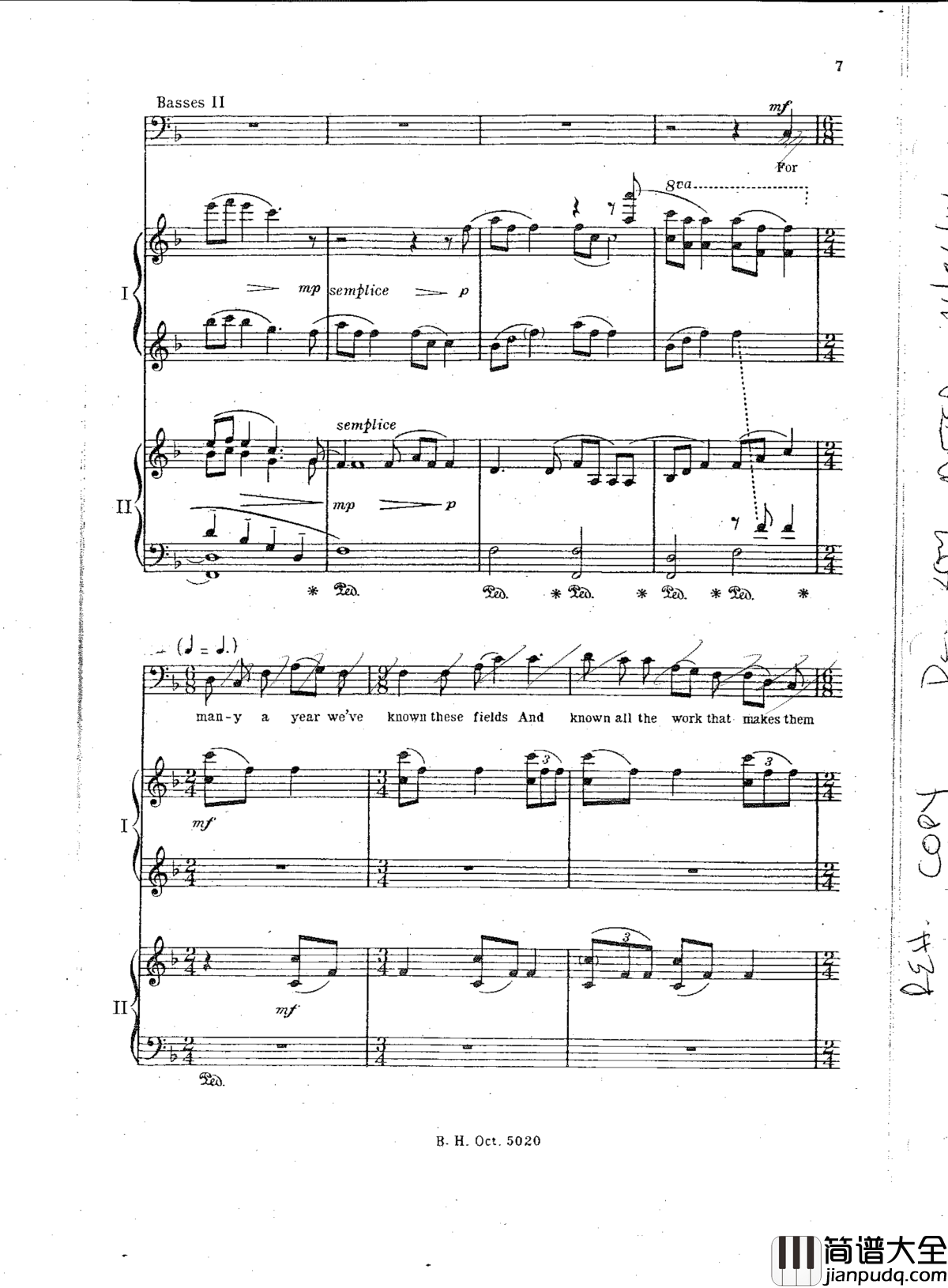 The_promise_of_living钢琴谱_Aaron_Copland