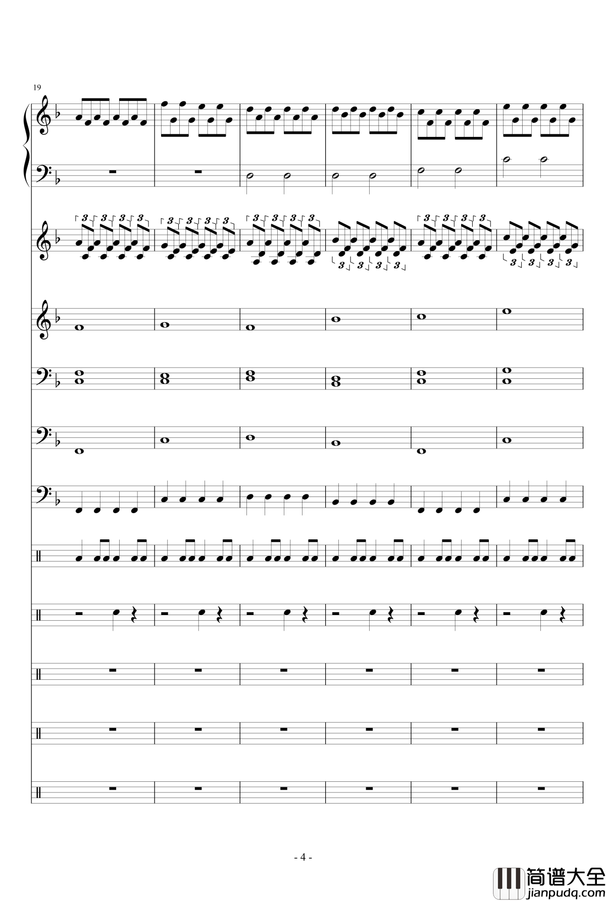 Breath_and_Life钢琴谱_总谱_Audio_Machine