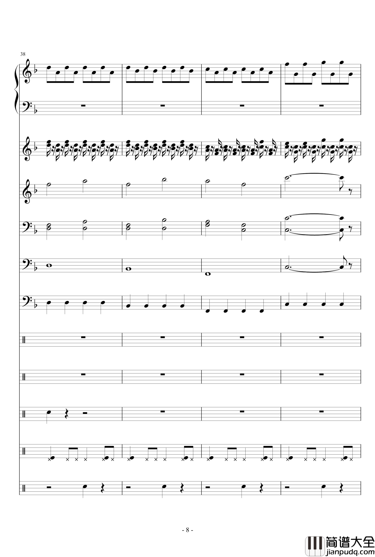 Breath_and_Life钢琴谱_总谱_Audio_Machine