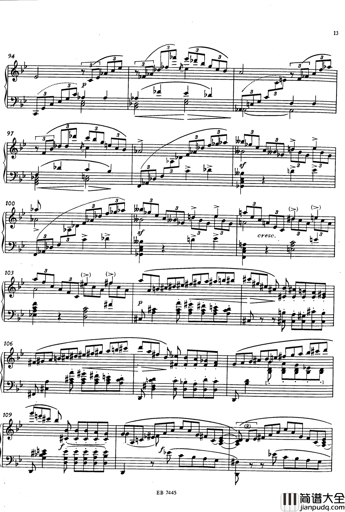 g小调钢琴奏鸣曲钢琴谱_舒曼_克拉拉