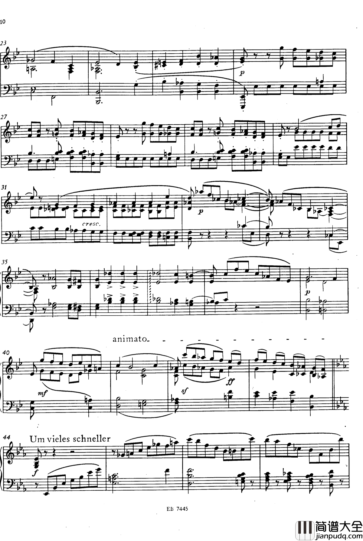 g小调钢琴奏鸣曲钢琴谱_舒曼_克拉拉