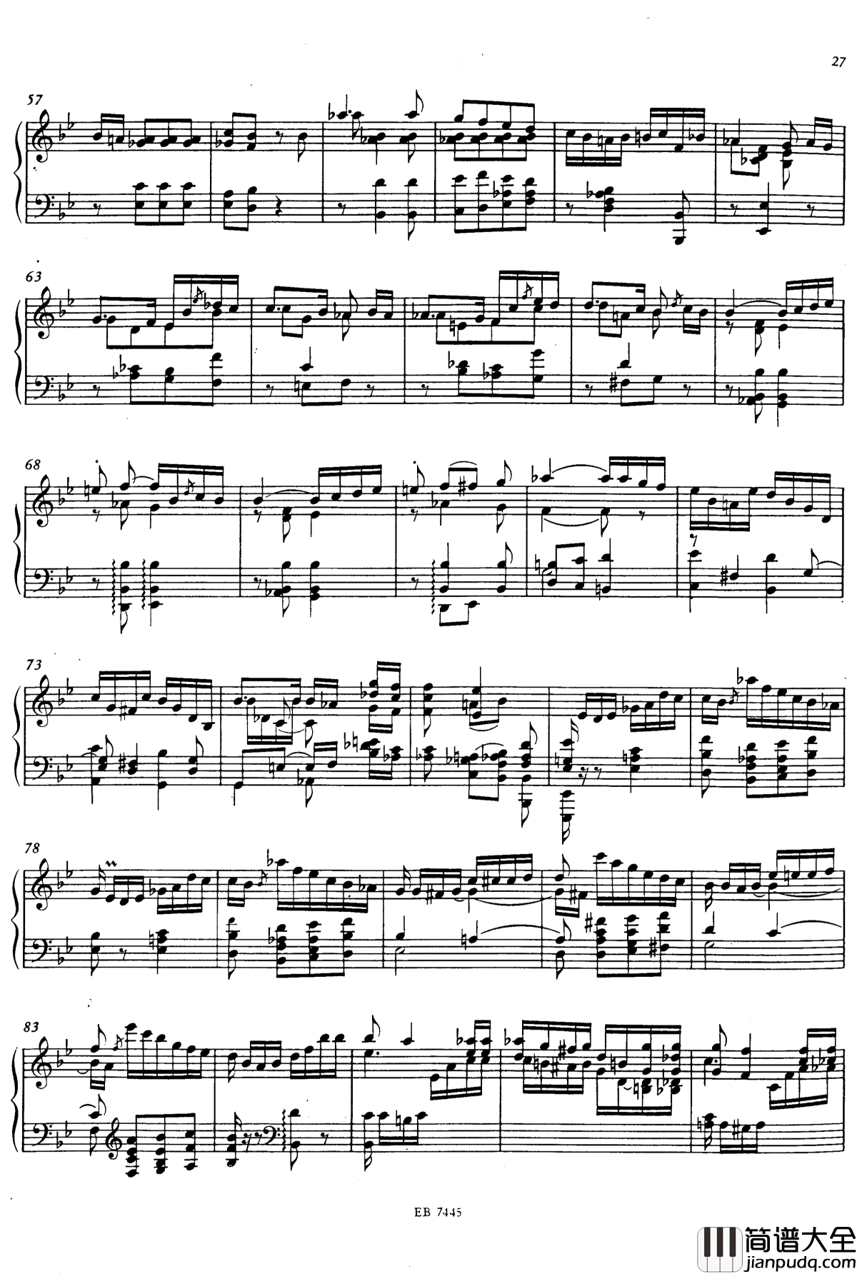 g小调钢琴奏鸣曲钢琴谱_舒曼_克拉拉