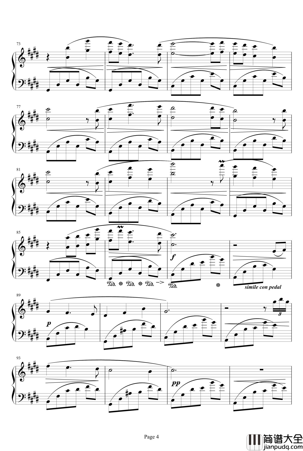 氷結の森钢琴谱_Final_Fantasy_XIII_最终幻想