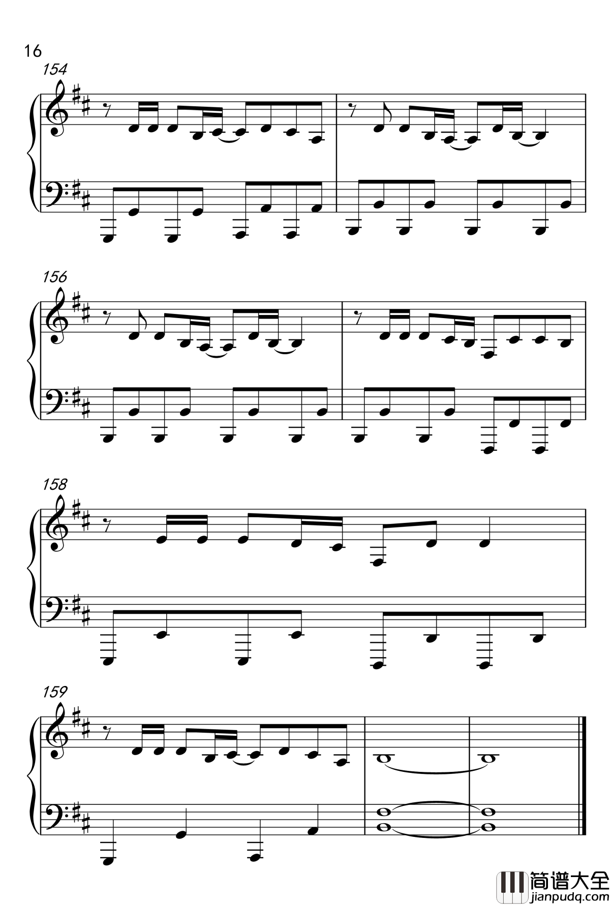 November_Rain_钢琴谱_枪炮玫瑰乐队