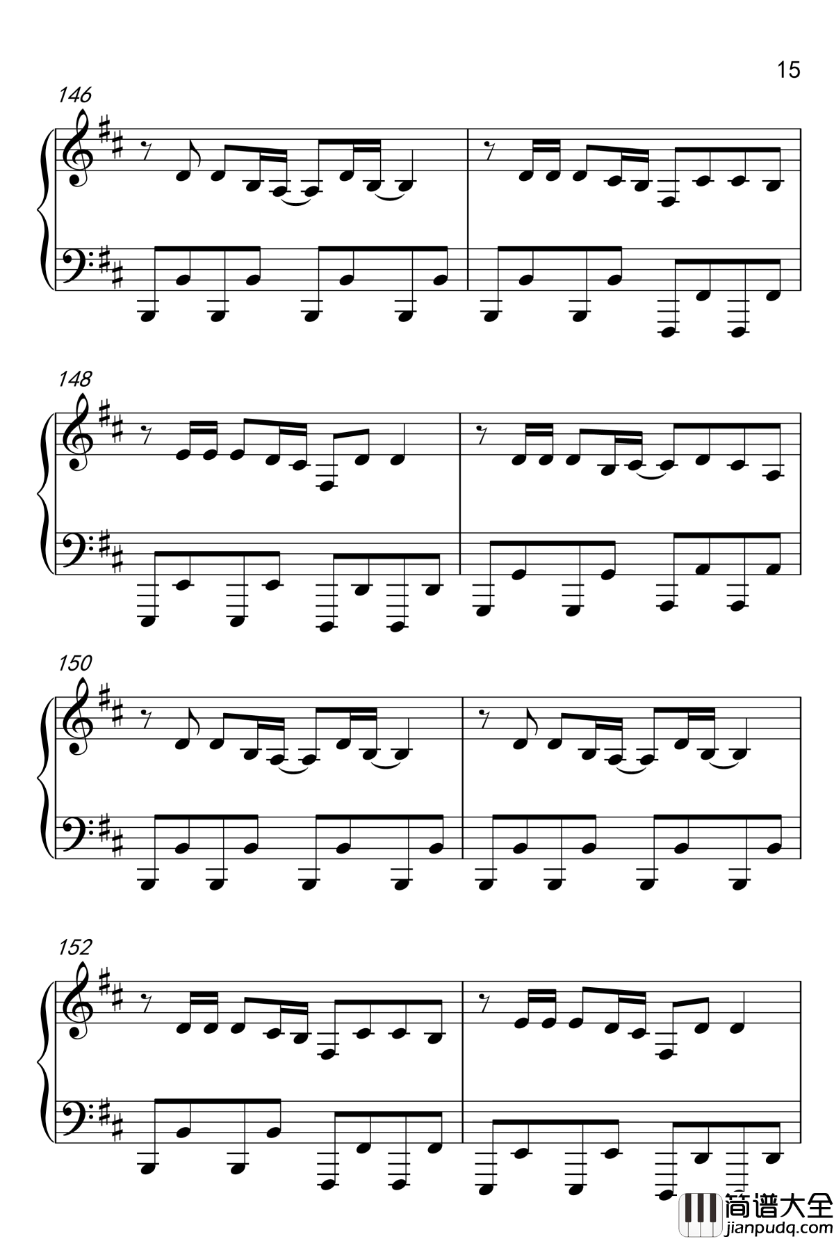 November_Rain_钢琴谱_枪炮玫瑰乐队