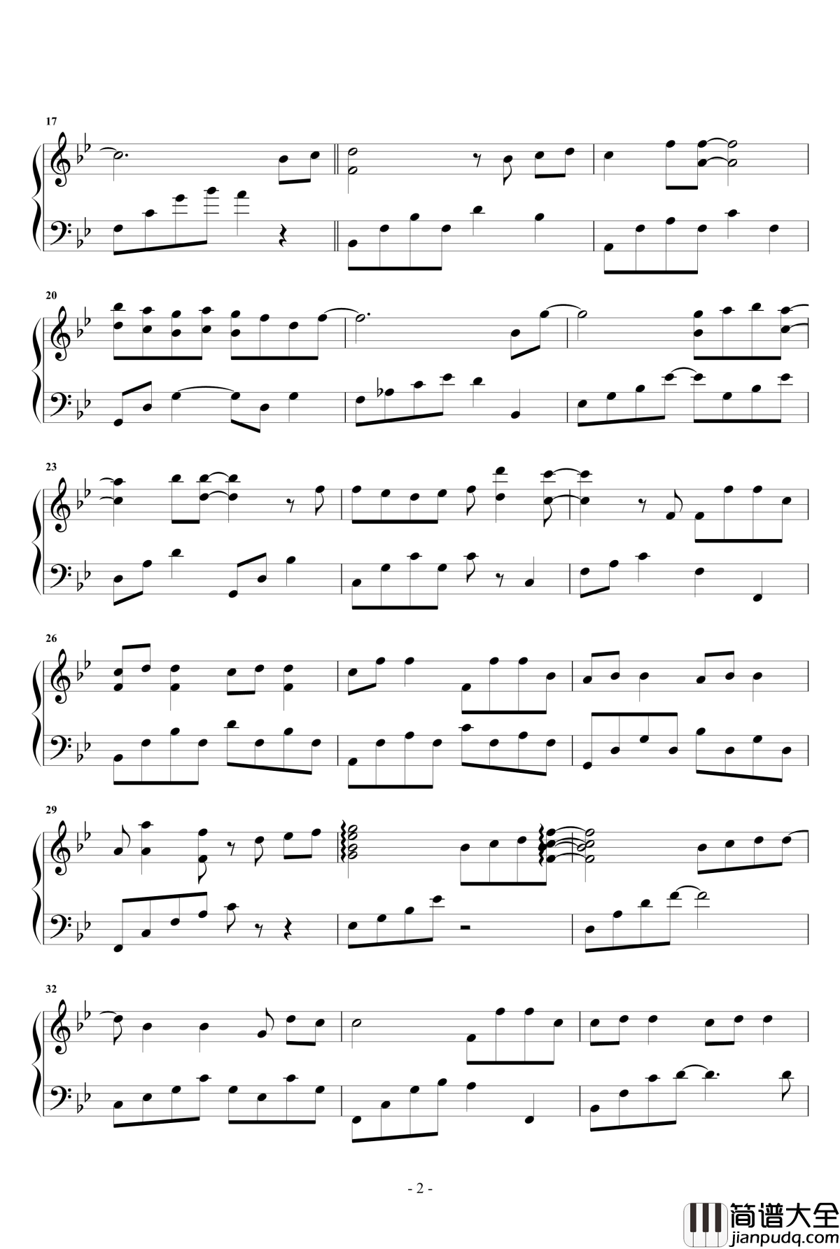 你好不好_钢琴谱原声版_张惠妹