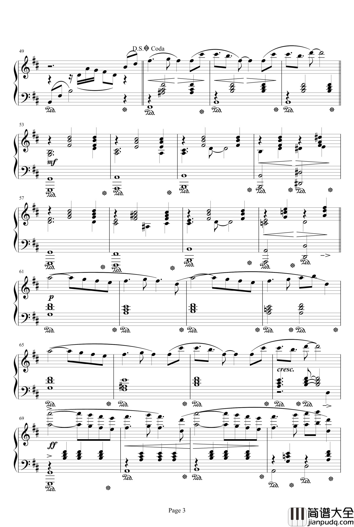 Eternal_Love钢琴谱_最终幻想