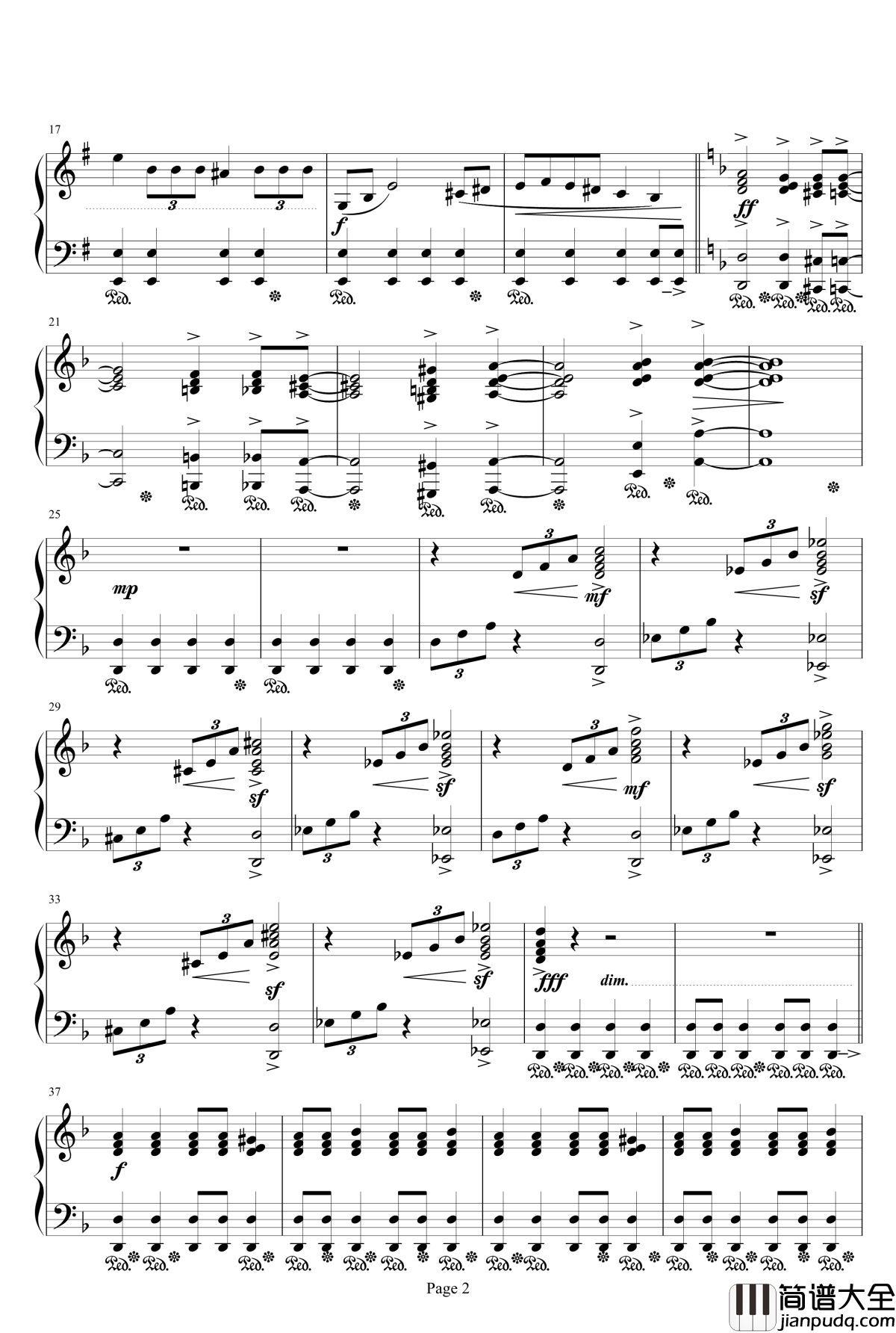 再臨：片翼の天使钢琴谱_最终幻想