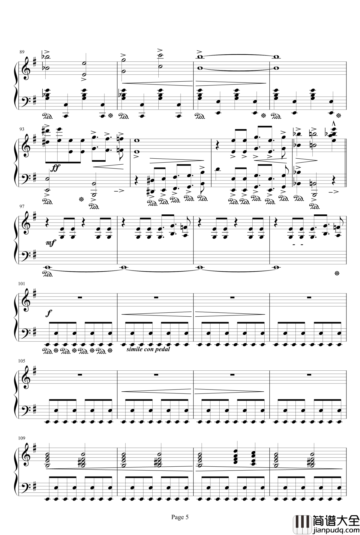 再臨：片翼の天使钢琴谱_最终幻想