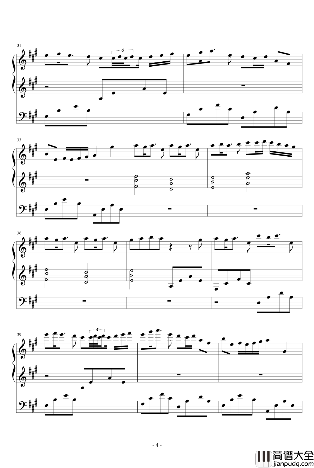 夕月奏钢琴谱_smile轩