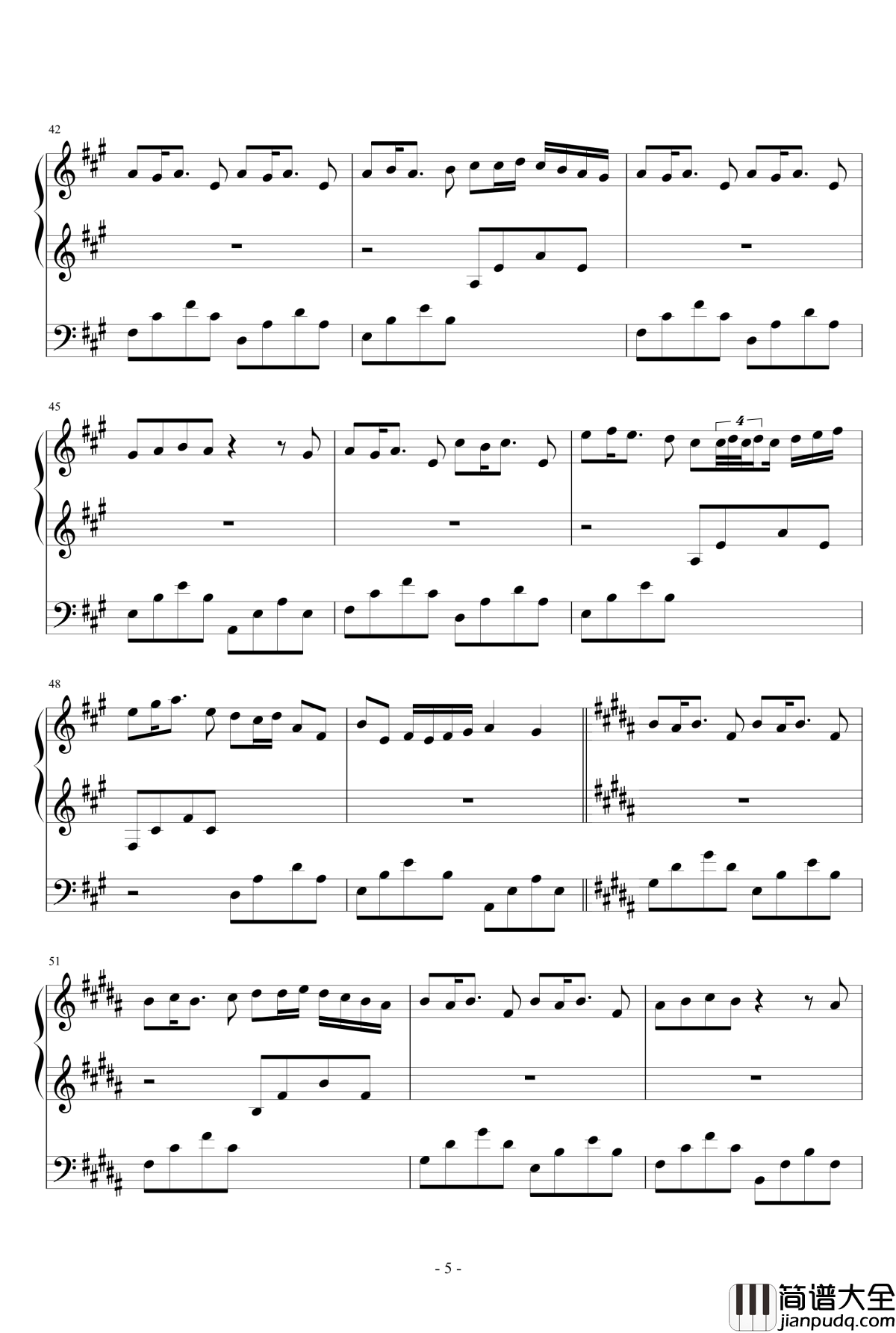 夕月奏钢琴谱_smile轩