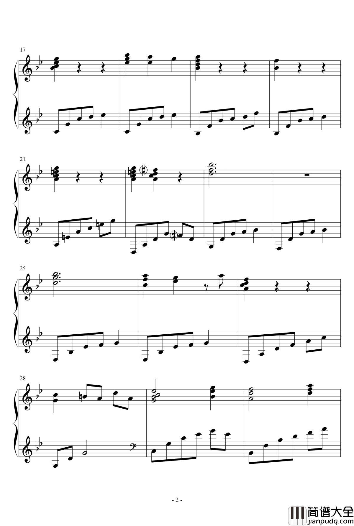 cross_days钢琴谱_cross_days