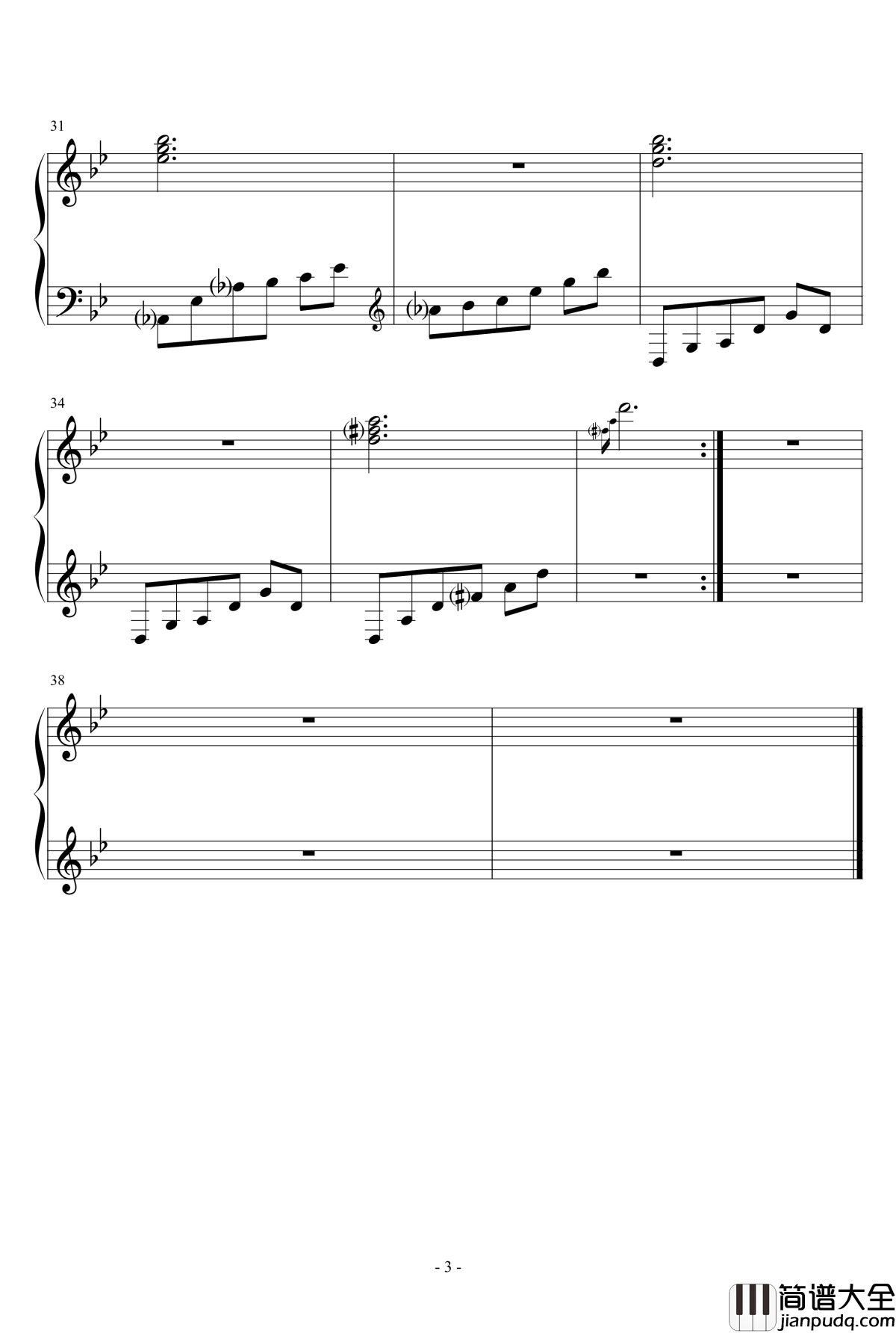 cross_days钢琴谱_cross_days